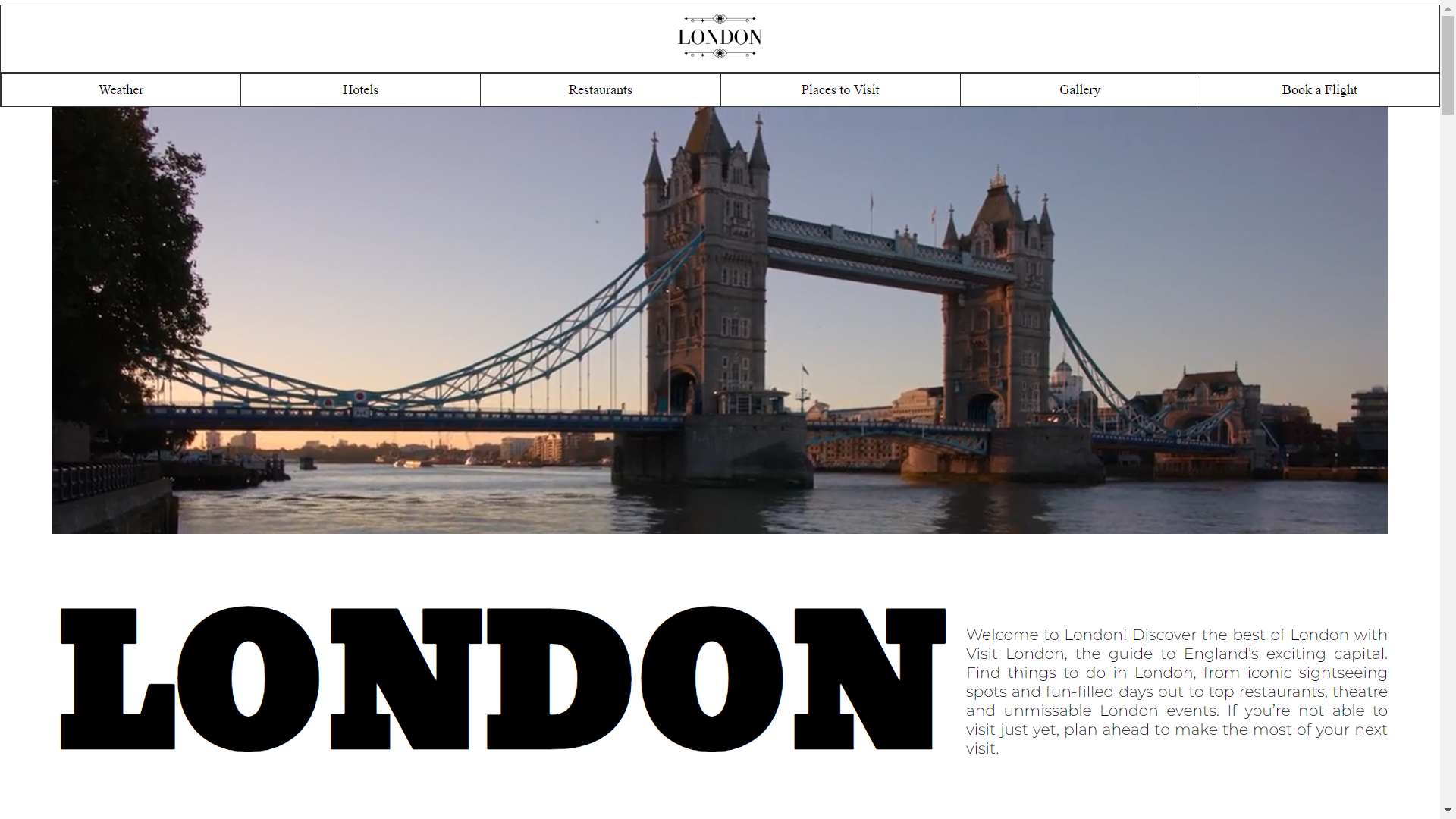 london website